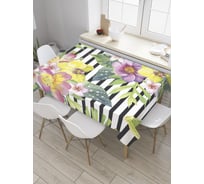 Прямоугольная скатерть JOYARTY Весенние букеты из сатена tc_32299_120x145