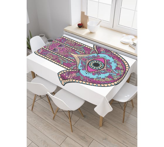 Прямоугольная скатерть JOYARTY Божественная рука из сатена tc_38607_120x145 1