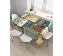 Прямоугольная скатерть JOYARTY Багажный отсек из сатена tc_13148_120x145