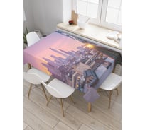 Прямоугольная скатерть JOYARTY Вечерний мост из сатена tc_18417_120x145