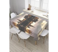 Прямоугольная скатерть JOYARTY Биг Бен и Вестминстерский дворец с Темзы tc_31595_120x145