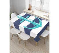 Прямоугольная скатерть JOYARTY Блестящий якорь из сатена tc_3778_120x145