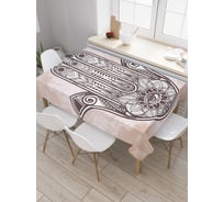 Прямоугольная скатерть JOYARTY Амулет для защиты из сатена tc_19279_120x145