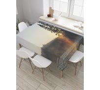 Прямоугольная скатерть JOYARTY Бурный поток из сатена tc_31547_120x145