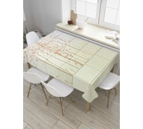 Прямоугольная скатерть JOYARTY Брызги крови на кафеле из сатена tc_8141_120x145