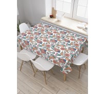 Прямоугольная скатерть JOYARTY Весна опять пришла из сатена tc_23219_120x145