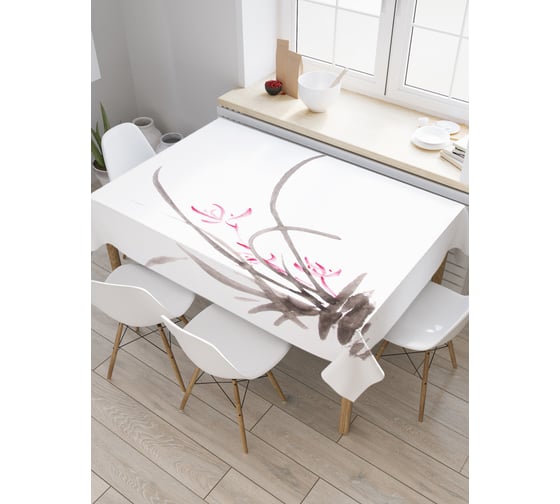 Прямоугольная скатерть JOYARTY Болотное растение из сатена tc_38440_120x145