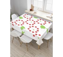 Прямоугольная скатерть JOYARTY Божьи коровки в танце из сатена tc_6122_120x145