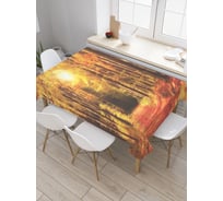 Прямоугольная скатерть JOYARTY Багряная осень из сатена tc_2512_120x145