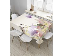 Прямоугольная скатерть JOYARTY Весенние эмоции из сатена tc_8317_120x145