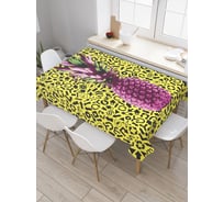 Прямоугольная скатерть JOYARTY Ананасовое марево из сатена tc_5292_120x145