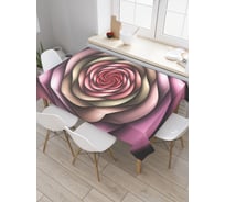 Прямоугольная скатерть JOYARTY Бесконечная роза из сатена tc_18730_120x145