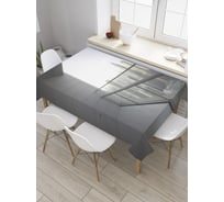 Прямоугольная скатерть JOYARTY Вид на мегаполис из сатена tc_34804_120x145