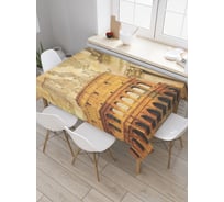 Прямоугольная скатерть JOYARTY Античный колизей из сатена tc_2718_120x145