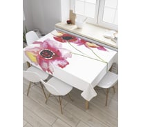 Прямоугольная скатерть JOYARTY Букет гуашью из сатена tc_31478_120x145
