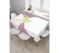 Прямоугольная скатерть JOYARTY Веселый девичник из сатена tc_34509_120x145