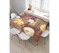 Прямоугольная скатерть JOYARTY Будильники из сатена tc_37686_120x145