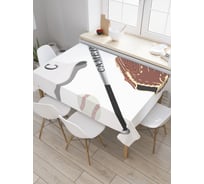 Прямоугольная скатерть JOYARTY Бейсбольное снаряжение из сатена tc_3962_120x145