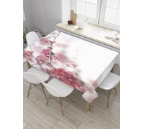 Прямоугольная скатерть JOYARTY Веточка бомбакса из сатена tc_32082_120x145
