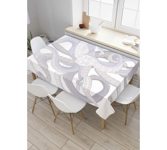 Прямоугольная скатерть JOYARTY Бесконечность осьминога из сатена tc_4697_120x145 1