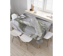 Прямоугольная скатерть JOYARTY Бедная дева из сатена tc_9946_120x145