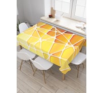 Прямоугольная скатерть JOYARTY Абстракция цветов из сатена tc_30938_120x145