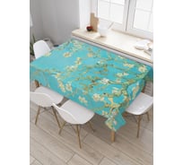 Прямоугольная скатерть JOYARTY Ветви с миндальным цветком из сатена tc_6050_120x145