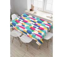 Прямоугольная скатерть JOYARTY Винные краски из сатена tc_9890_120x145