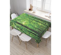 Прямоугольная скатерть JOYARTY Бесконечный лес из сатена tc_30867_120x145