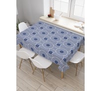 Прямоугольная скатерть JOYARTY Волнистая уникальность из сатена tc_14401_120x145