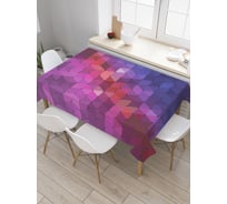 Прямоугольная скатерть JOYARTY Абстрактные треугольники из сатена tc_29228_120x145