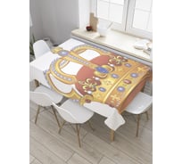 Прямоугольная скатерть JOYARTY Векторная корона из сатена tc_34988_120x145