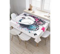 Прямоугольная скатерть JOYARTY Арт наушники из сатена tc_29143_120x145