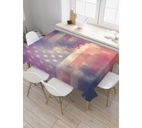 Прямоугольная скатерть JOYARTY Американский сон из сатена tc_20692_120x145