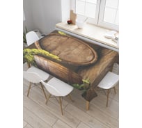 Прямоугольная скатерть JOYARTY Винный натюрморт из сатена tc_9905_120x145