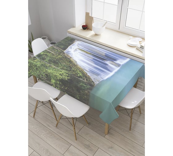 Прямоугольная скатерть JOYARTY Волшебный водопад из сатена tc_10114_120x145 1