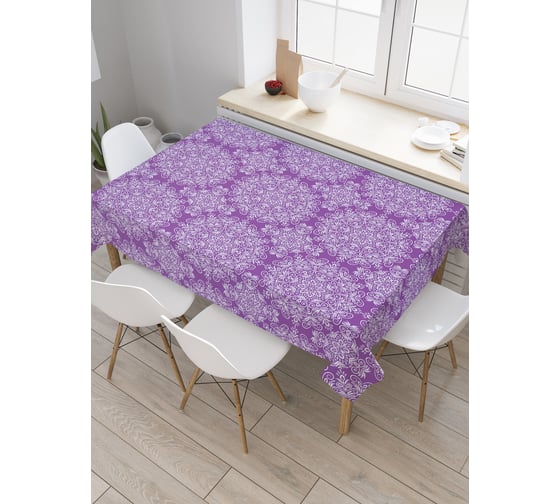 Прямоугольная скатерть JOYARTY Ажурный паттерн из сатена tc_36868_120x145 1