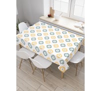 Прямоугольная скатерть JOYARTY Абстрактные ромбы из сатена tc_28701_120x145