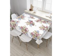 Прямоугольная скатерть JOYARTY Букет с розами из сатена tc_28052_120x145