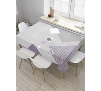 Прямоугольная скатерть JOYARTY Абстрактная геометрия из сатена tc_36558_120x145