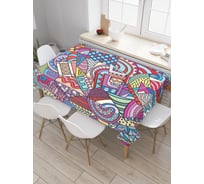 Прямоугольная скатерть JOYARTY Абстрактные узоры из сатена tc_18633_120x145