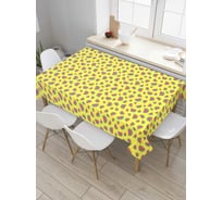 Прямоугольная скатерть JOYARTY Арбузные кусочки из сатена tc_59743_120x145