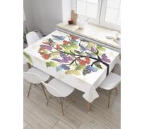 Прямоугольная скатерть JOYARTY Бабочкино дерево из сатена tc_28535_120x145