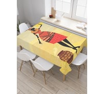 Прямоугольная скатерть JOYARTY Африканский стиль из сатена tc_23255_120x145