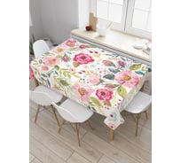 Прямоугольная скатерть JOYARTY Весна вокруг из сатена tc_29314_120x145