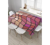 Прямоугольная скатерть JOYARTY Абстрактный витраж из сатена tc_28914_120x145