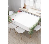 Прямоугольная скатерть JOYARTY Блестящие игрушки из сатена tc_20063_120x145