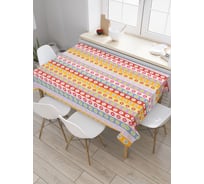 Прямоугольная скатерть JOYARTY Вертикальный указ из сатена tc_30985_120x145
