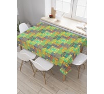 Прямоугольная скатерть JOYARTY Абстрактный этнос из сатена tc_29299_120x145