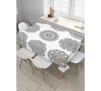 Прямоугольная скатерть JOYARTY Виды мандалы из сатена tc_33073_120x145